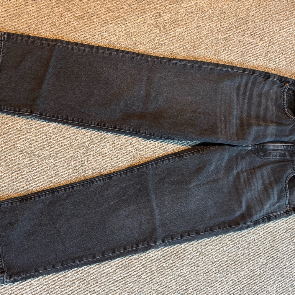 Dark Gray Denim Jeans